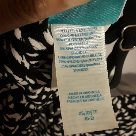 Coastal Blue swimming bathing suit top - Picture 7 of 8